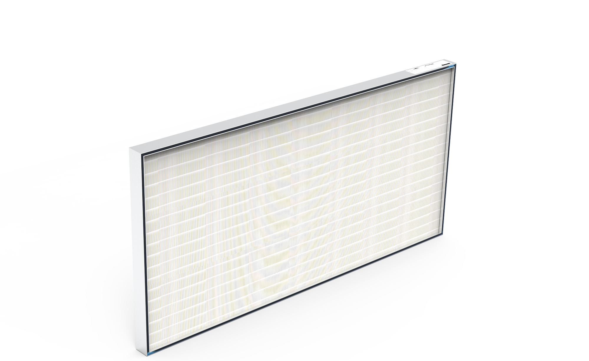 ULPA Filter (Reinraum),  HS-Mikro SF-AL., Gr. 1830x610x80 mm, EN1822 Kl. U15, Rahmen: AL-Profil, Griffschutz:  beidseitig, Dichtung:  einseitig, Gel