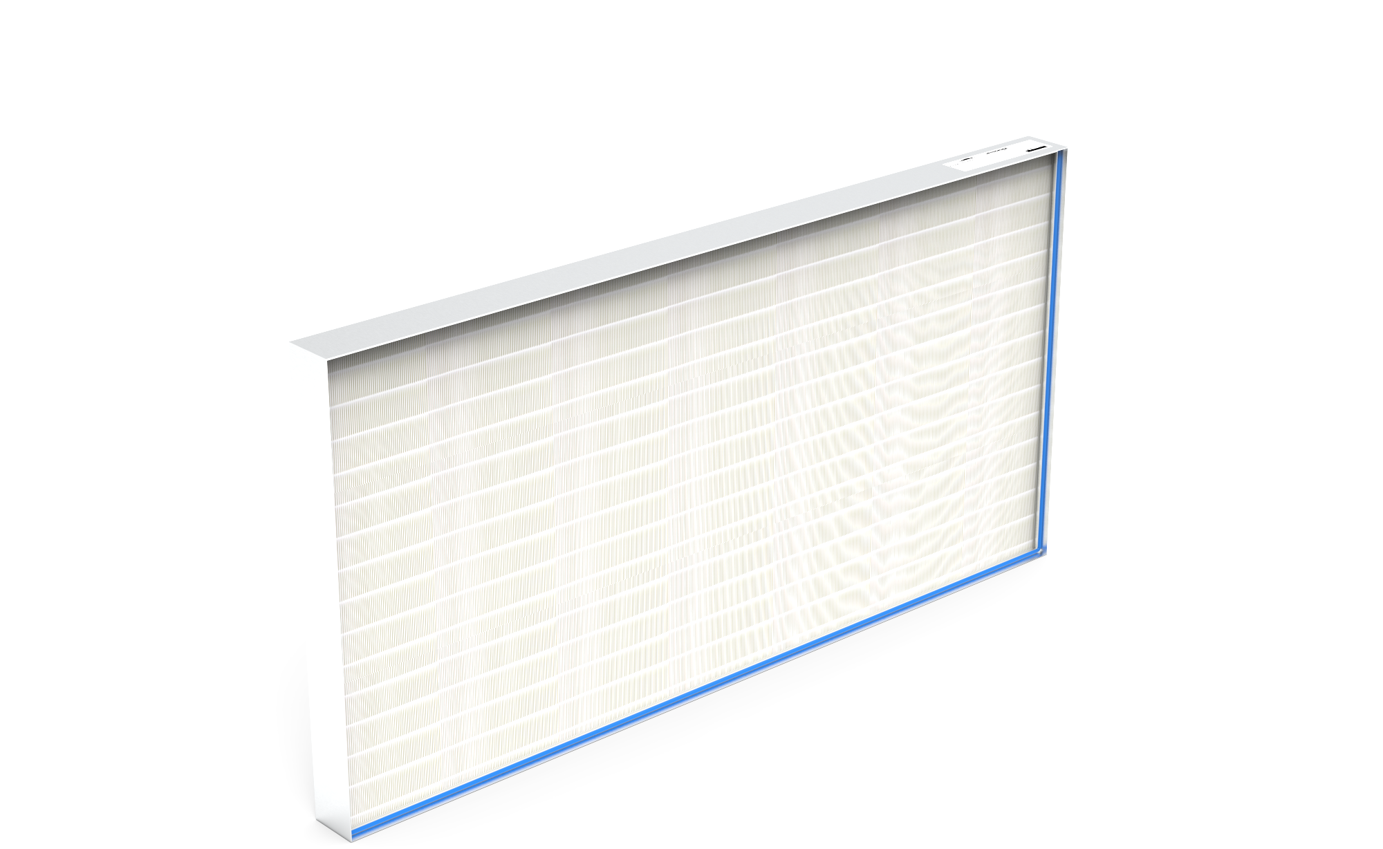 HEPA Filter (Reinraum),  HS-Mikro SF-AL., Gr. 1830x610x109 mm, EN1822 Kl. H14, Rahmen: AL-Profil, Griffschutz:  beidseitig, Dichtung:  einseitig, geschäumt