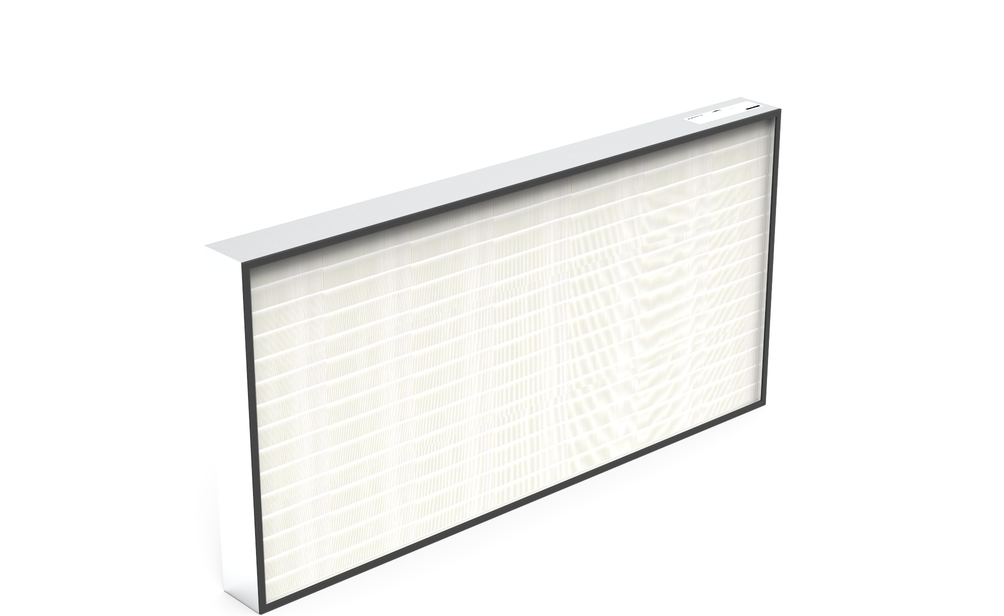 HEPA Filter (Reinraum),  HS-Mikro SF-AL., Gr. 1830x610x150 mm, EN1822 Kl. H14, Rahmen: AL-Profil, Griffschutz:  beidseitig, Dichtung:  einseitig, Flachprofil