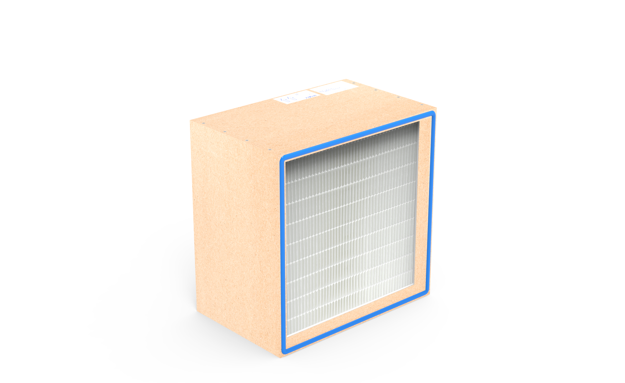 Feinstaubfilter HS-Makro 85 F, Gr. 457x457x292 mm, ISO 16890, ISO ePM1 65%, Rahmen: MDF, Dichtung:  einseitig, geschäumt