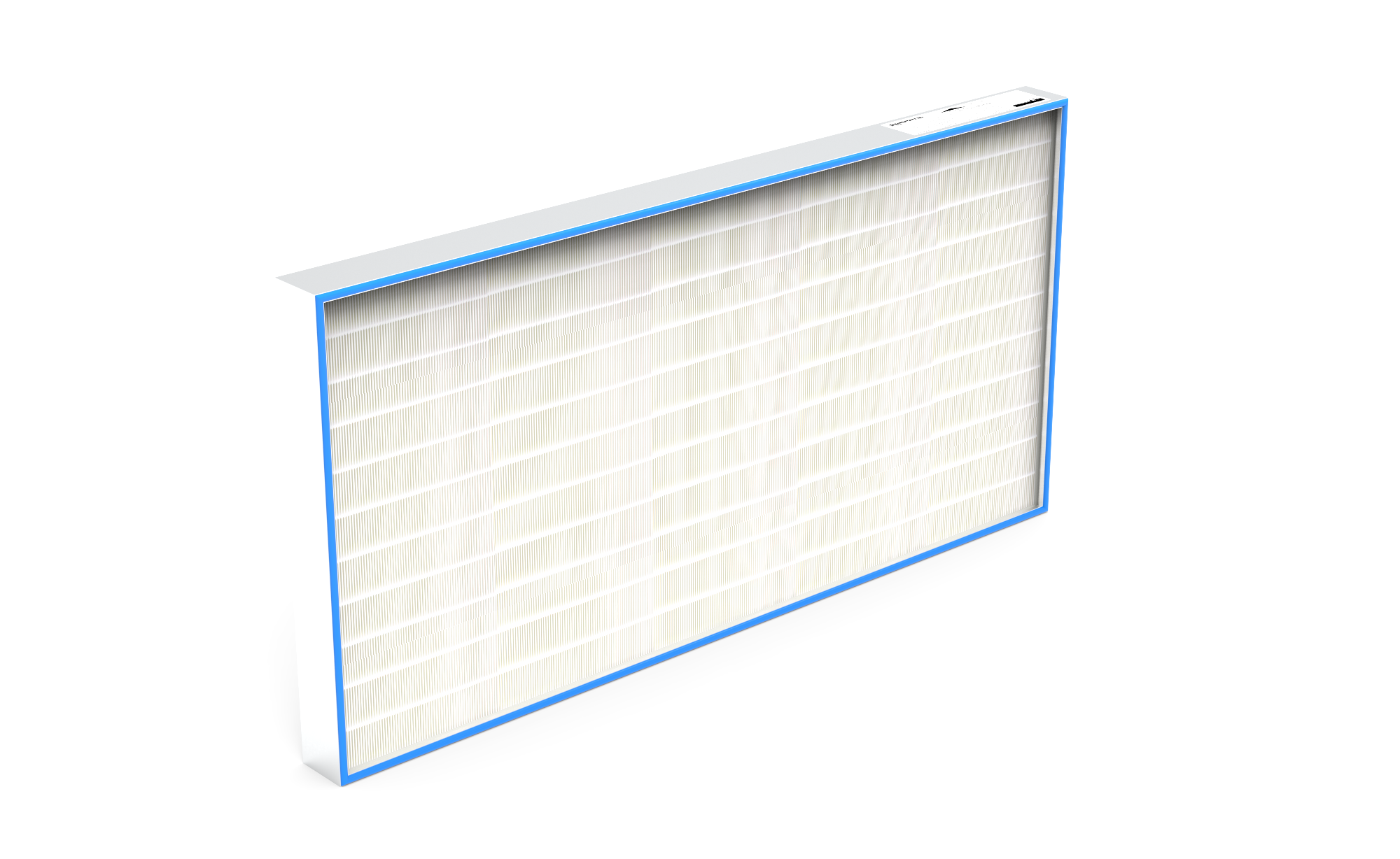 HEPA Filter (Reinraum),  HS-Mikro SF-AL., Gr. 1220x610x69 mm, EN1822 Kl. H14, Rahmen: AL-Profil, Griffschutz:  beidseitig, Dichtung:  einseitig, geschäumt