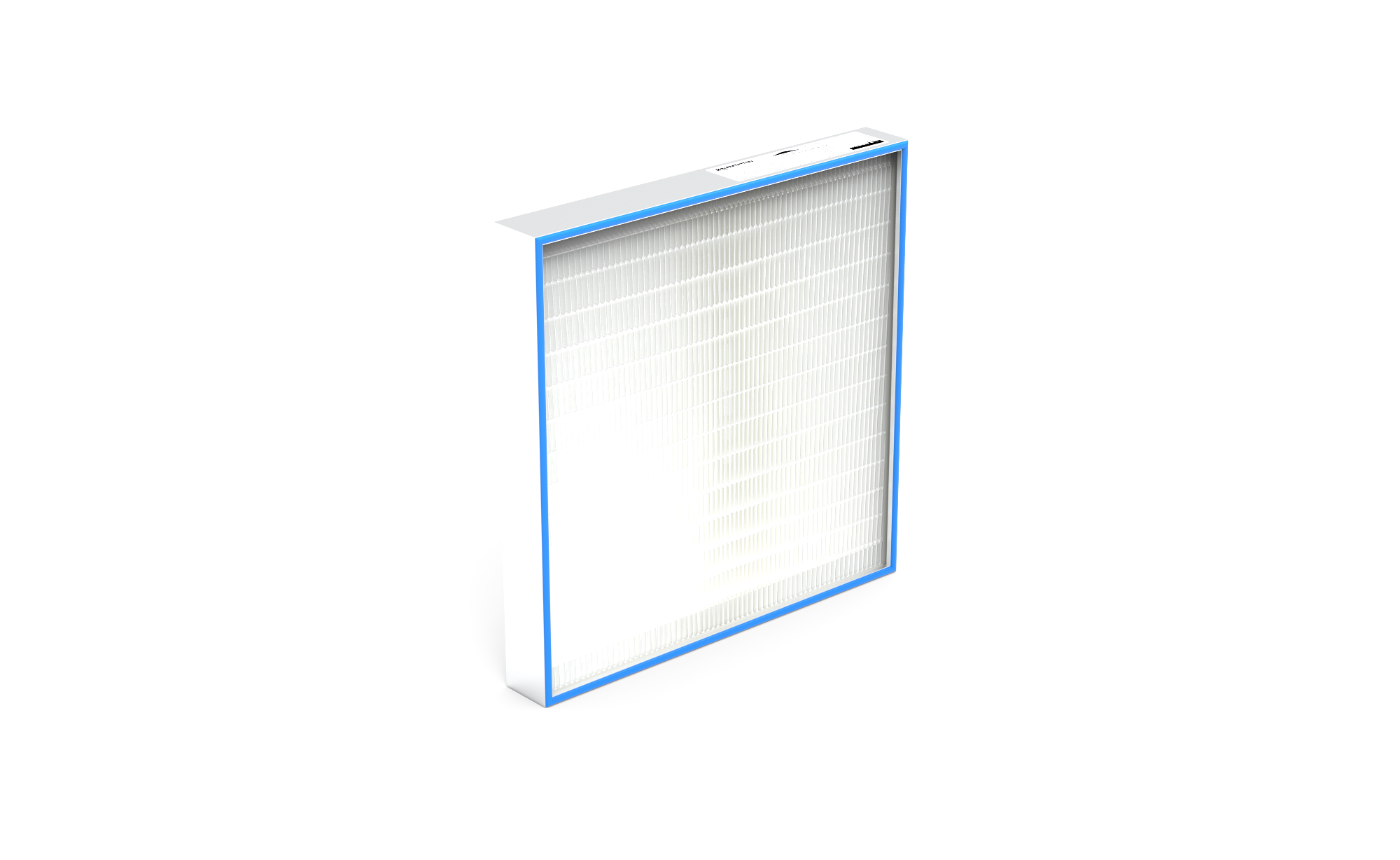HEPA Filter (Reinraum),  HS-Mikro SF-AL., Gr. 610x610x78 mm, EN1822 Kl. H14, Rahmen: AL-Profil, Griffschutz:  einseitig, Dichtung:  einseitig, Flachprofil
