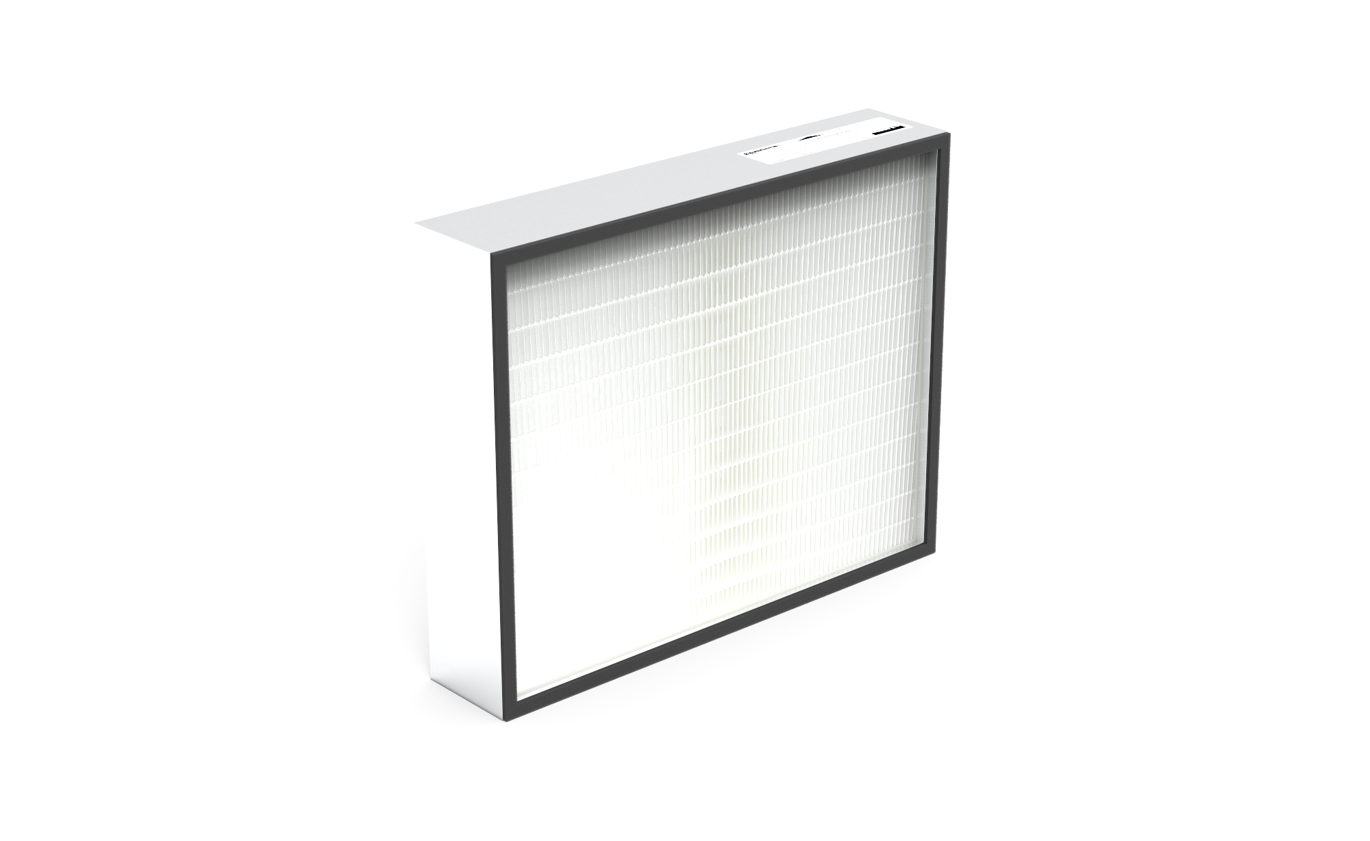 HEPA Filter (Reinraum),  HS-Mikro SF-AL., Gr. 762x610x150 mm, EN1822 Kl. H14, Rahmen: AL-Profil, Griffschutz:  einseitig, Dichtung:  einseitig, Flachprofil