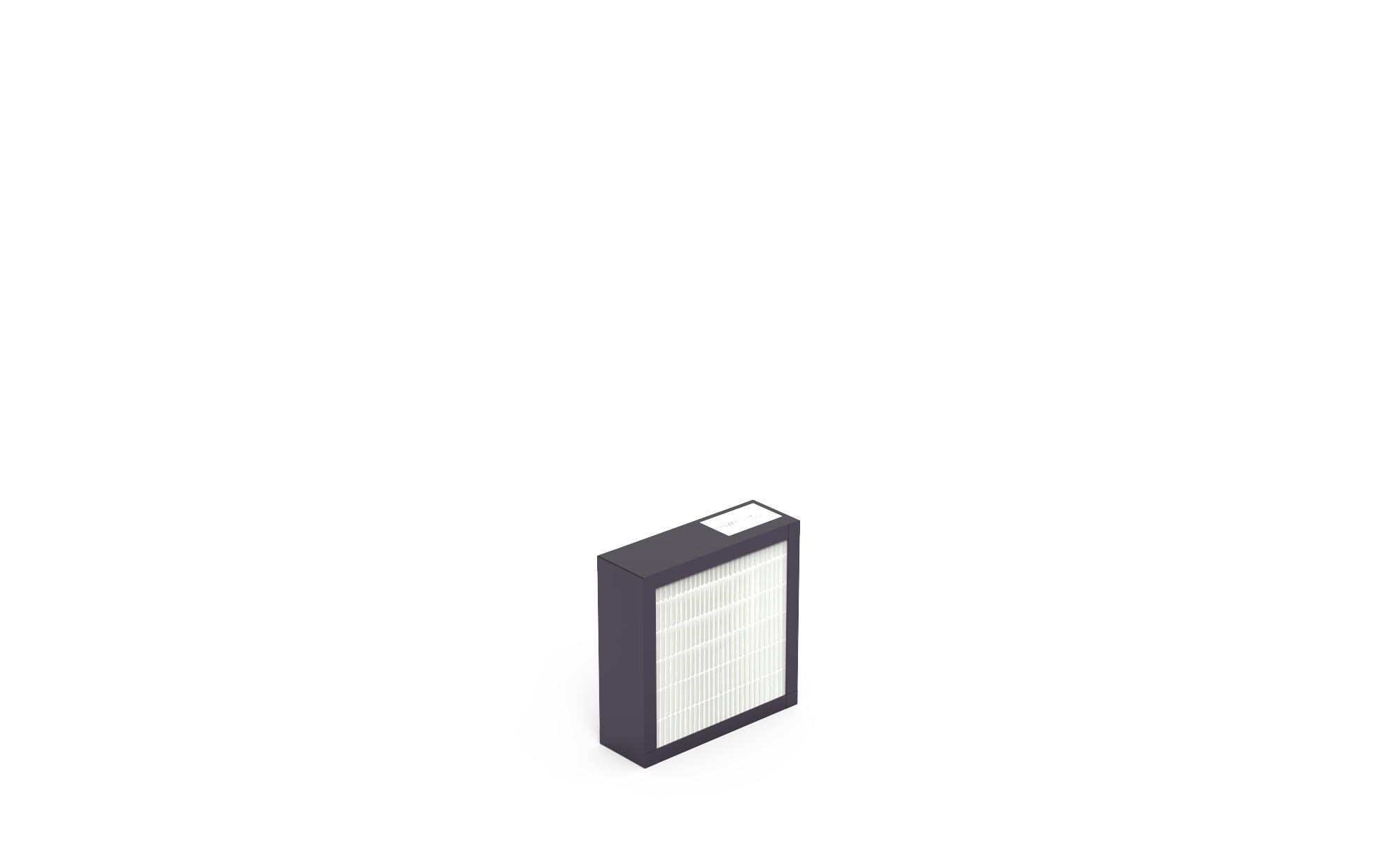 Ersatzkompaktfilter für Wolf Comfort-Flach-Lüftungsgerät CFL-EC-Serie, CFL 10-EC