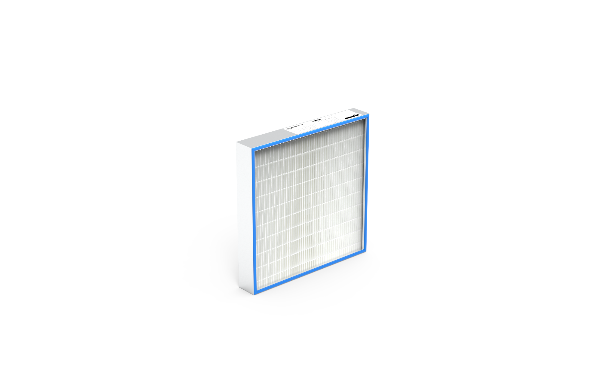 HEPA Filter (Reinraum),  HS-Mikro SF-AL., Gr. 457x457x69 mm, EN1822 Kl. H14, Rahmen: AL-Profil, Griffschutz:  einseitig, Dichtung:  einseitig, geschäumt