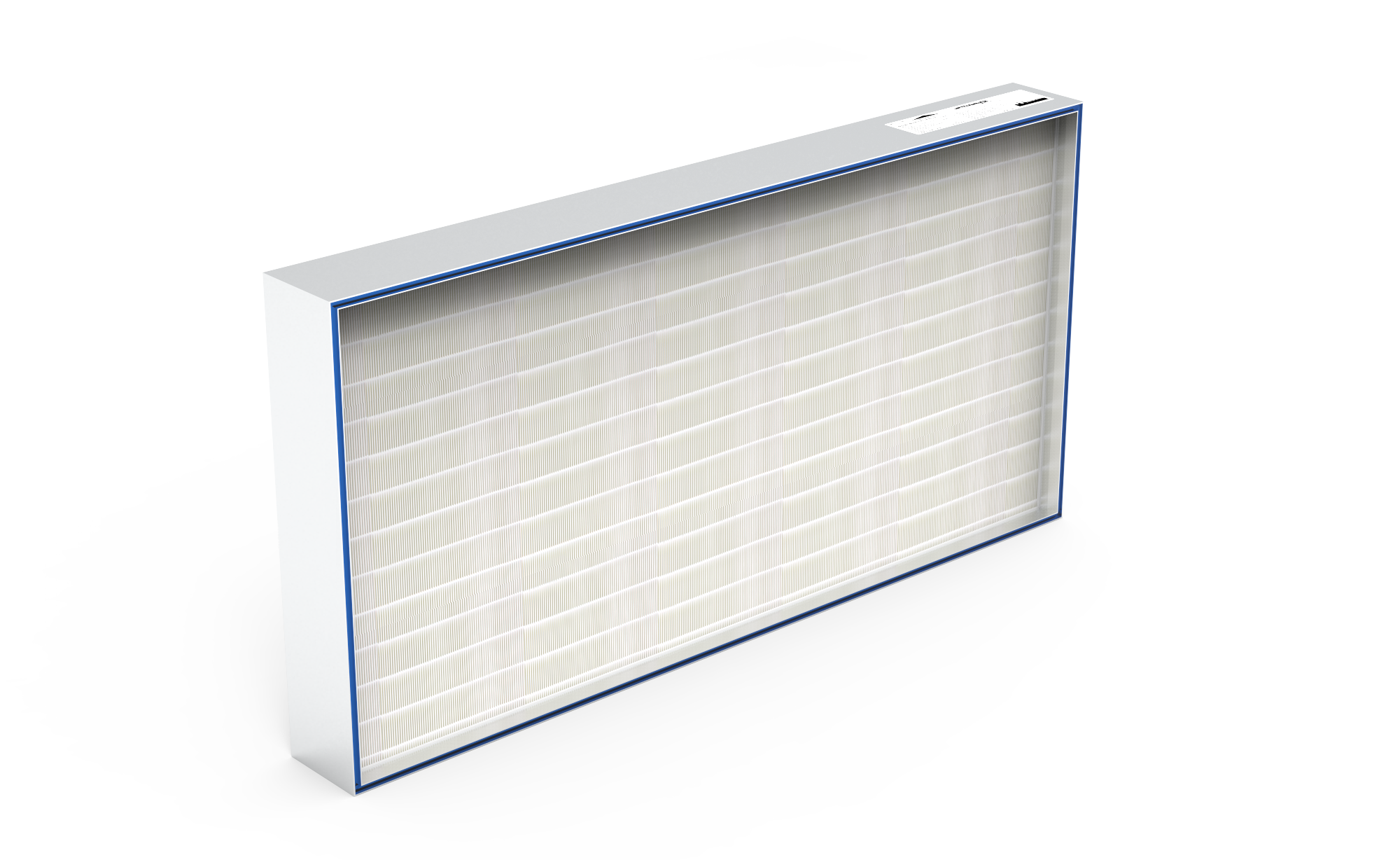ULPA Filter (Reinraum),  HS-Mikro SF-AL., Gr. 1220x610x130 mm, EN1822 Kl. U15, Rahmen: AL-Profil, Griffschutz:  beidseitig, Dichtung:  einseitig, Gel