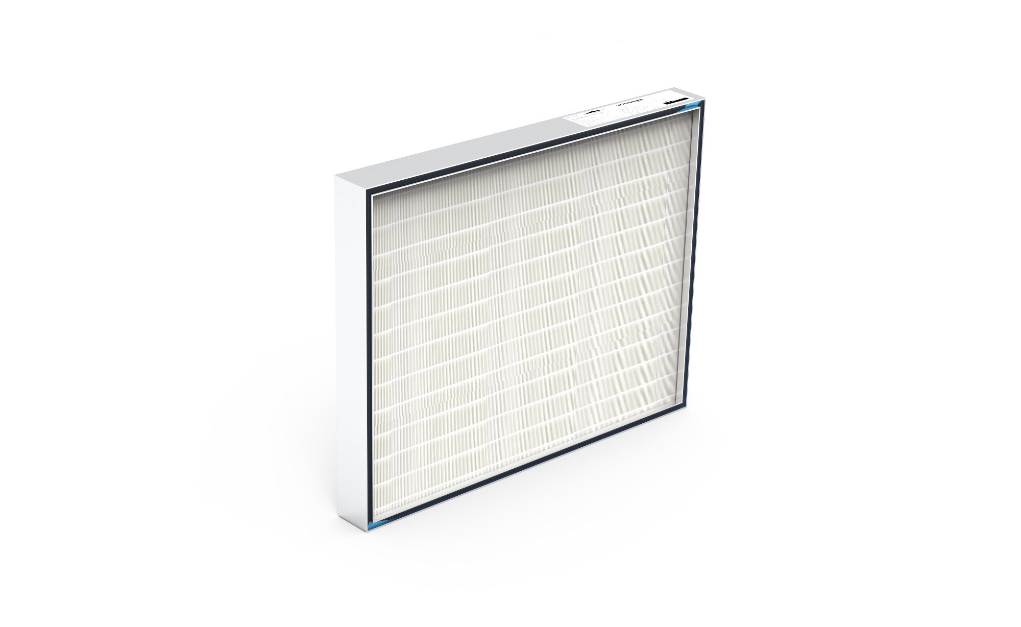 ULPA Filter (Reinraum),  HS-Mikro SF-AL., Gr. 762x610x80 mm, EN1822 Kl. U15, Rahmen: AL-Profil, Griffschutz:  einseitig, Dichtung:  einseitig, Gel