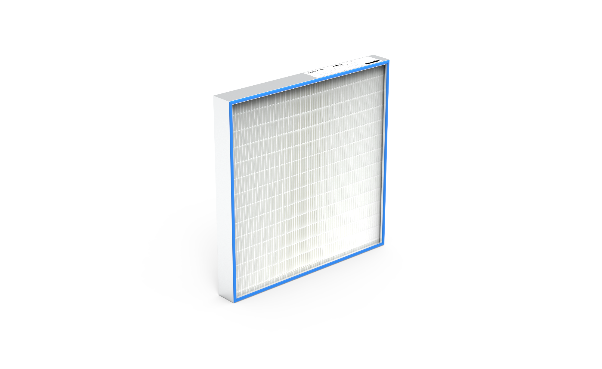 HEPA Filter (Reinraum),  HS-Mikro SF-AL., Gr. 610x610x69 mm, EN1822 Kl. H14, Rahmen: AL-Profil, Griffschutz:  einseitig, Dichtung:  einseitig, geschäumt