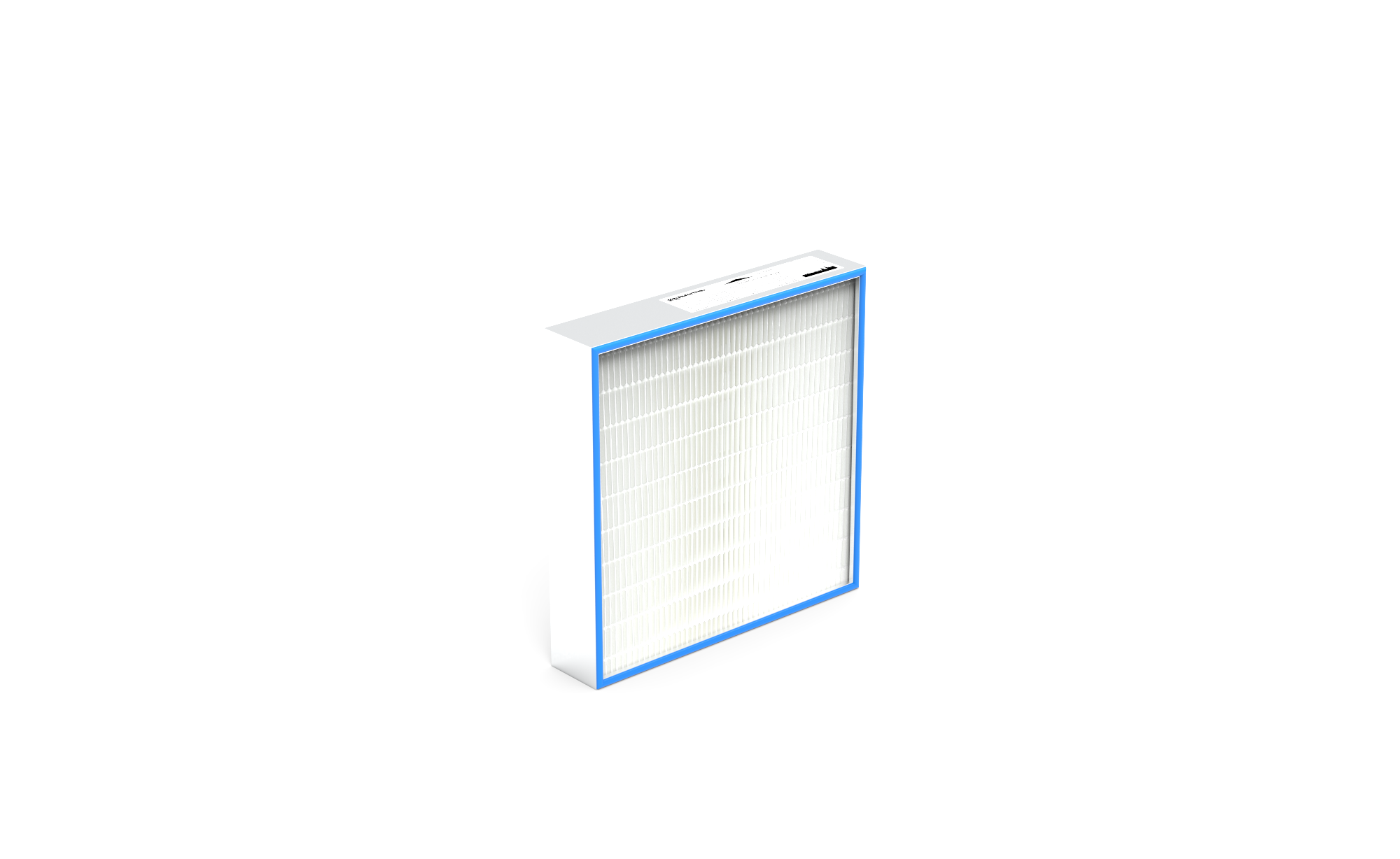 ULPA Filter (Reinraum),  HS-Mikro SF-AL., Gr. 457x457x90 mm, EN1822 Kl. U15, Rahmen: AL-Profil, Griffschutz:  einseitig, Dichtung:  einseitig, geschäumt