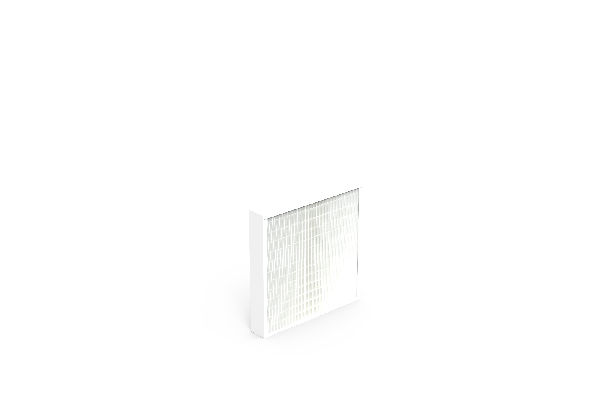 Hochleistungs Pleatpak Filter, ISO ePM1 70%, Gr. 496x496x96 mm, Rahmen: Pappe