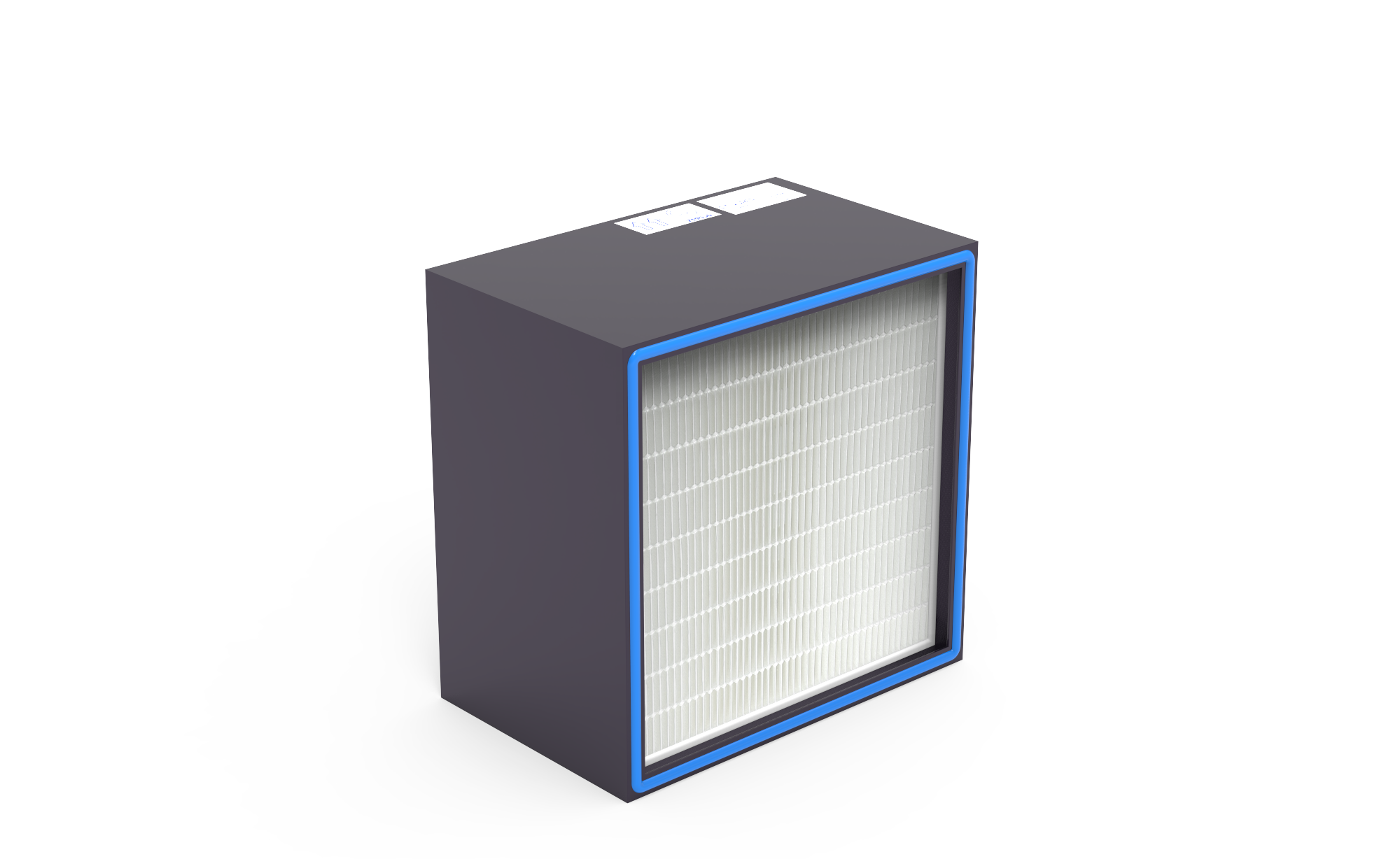 HEPA Filter HS-Mikro SF, Gr. 457x457x292 mm, EN 1822 Kl. H14, Rahmen: Kunststoff, Dichtung:  einseitig, geschäumt