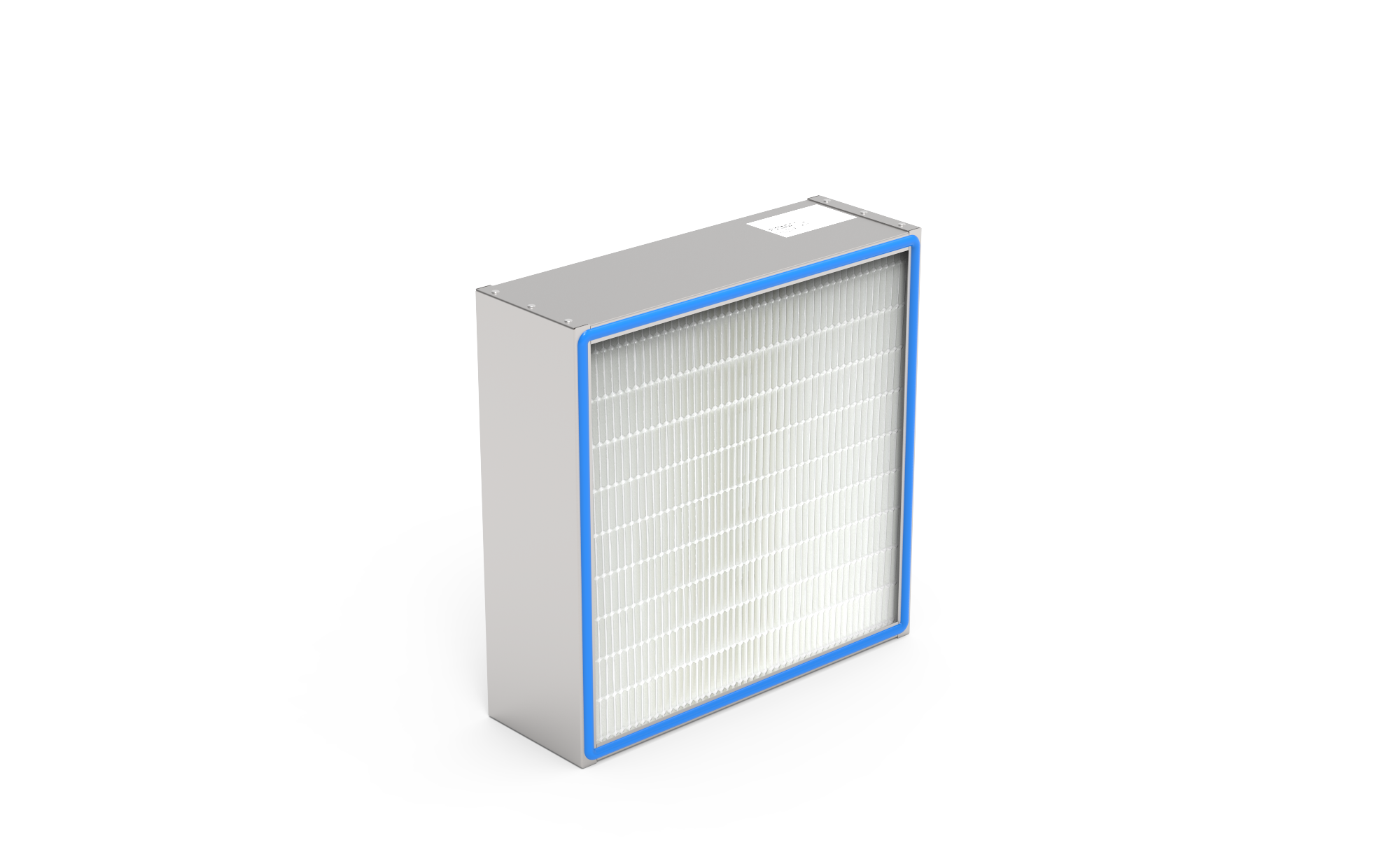 HEPA Filter HS Mikro SF, Gr. 610x610x150 mm, EN 1822 Kl. H14, Rahmen: Edelstahl 1.4301, Dichtung:  einseitig, geschäumt