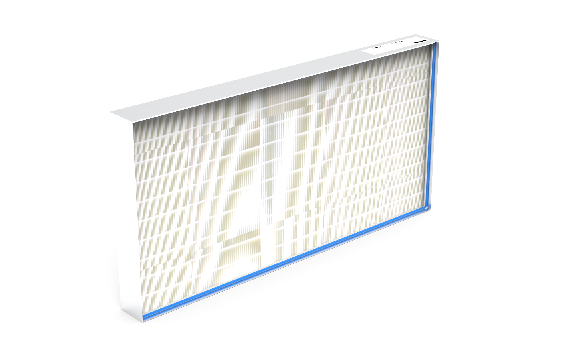 HEPA Filter (Reinraum),  HS-Mikro SF-AL., Gr. 1220x610x109 mm, EN1822 Kl. H14, Rahmen: AL-Profil, Griffschutz:  beidseitig, Dichtung:  einseitig, geschäumt