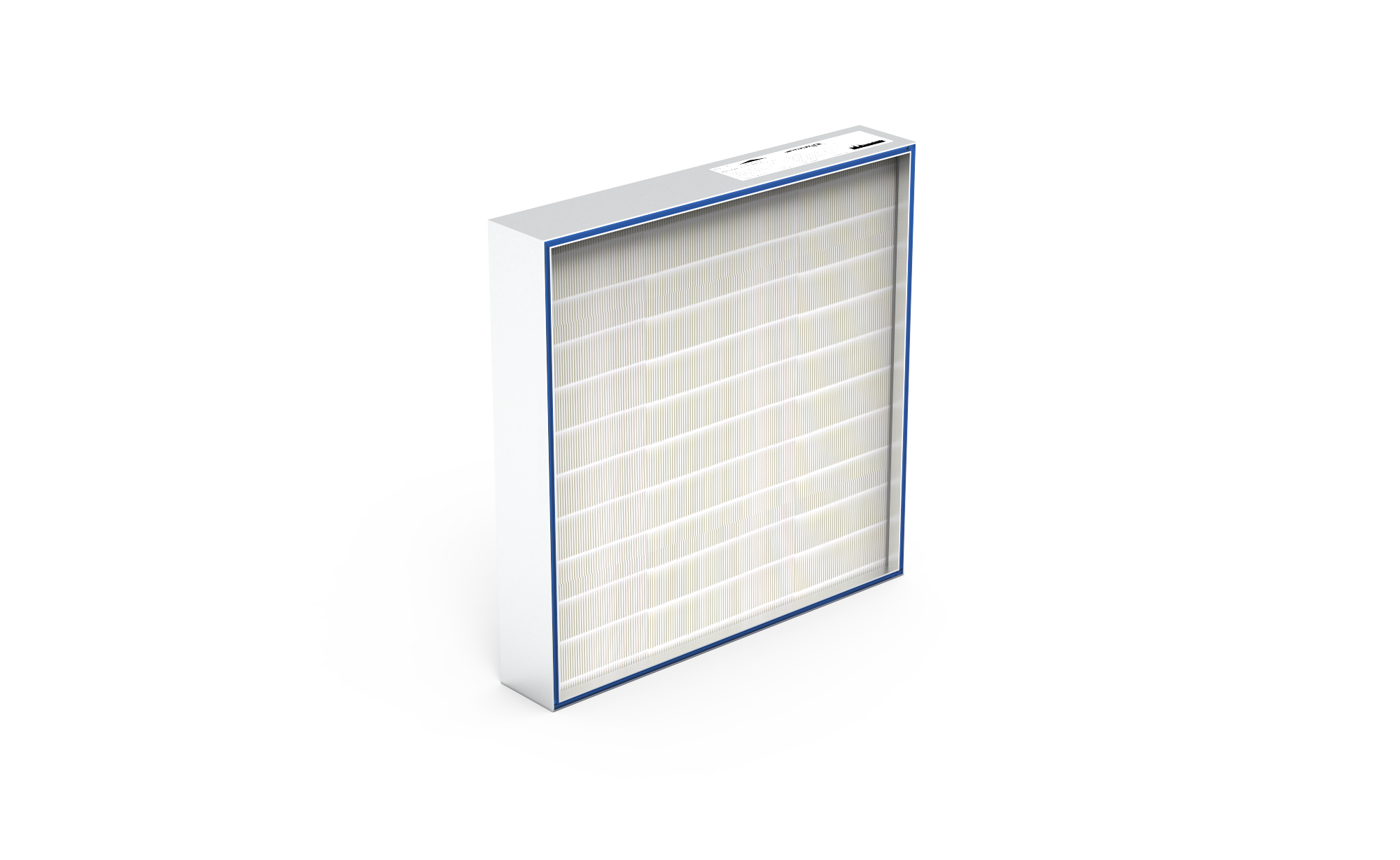 ULPA Filter (Reinraum),  HS-Mikro SF-AL., Gr. 610x610x105 mm, EN1822 Kl. U15, Rahmen: AL-Profil, Griffschutz:  einseitig, Dichtung:  einseitig, Gel