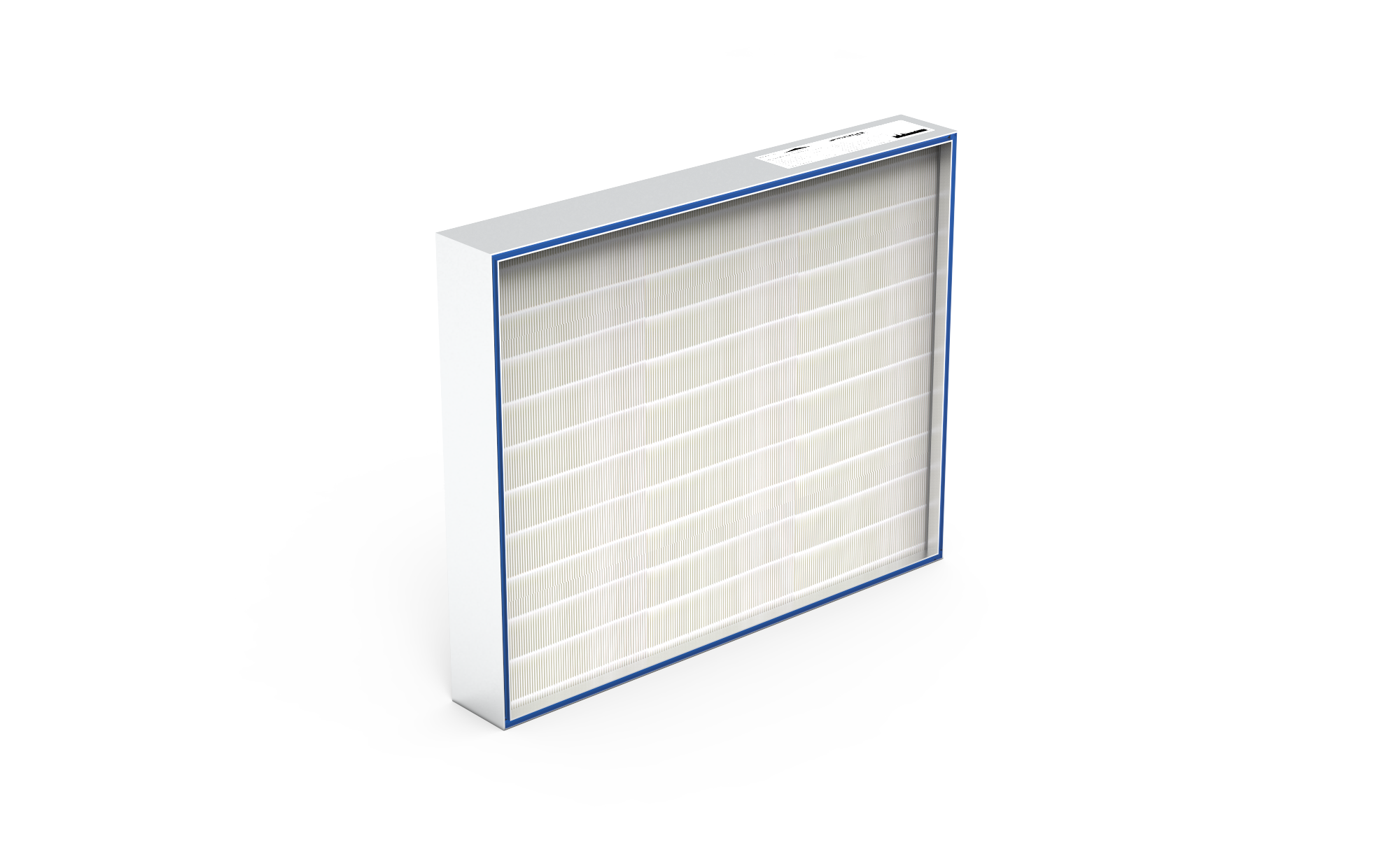 HEPA Filter (Reinraum),  HS-Mikro SF-AL., Gr. 762x610x105 mm, EN1822 Kl. H14, Rahmen: AL-Profil, Griffschutz:  einseitig, Dichtung:  einseitig, Gel