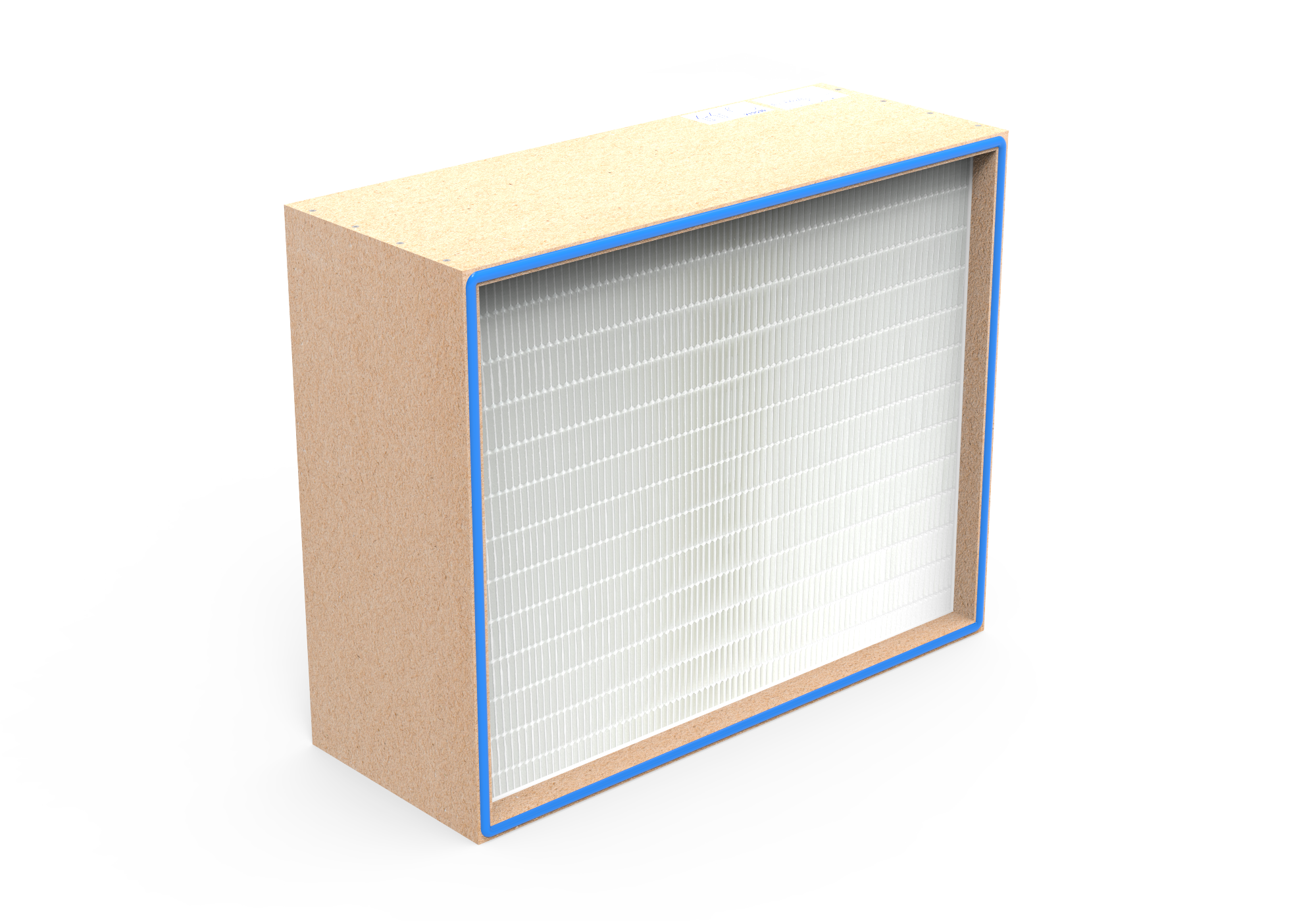Feinstaubfilter HS-Makro 85 F, Gr. 762x610x292 mm, ISO 16890, ISO ePM1 65%, Rahmen: MDF, Dichtung:  einseitig, geschäumt