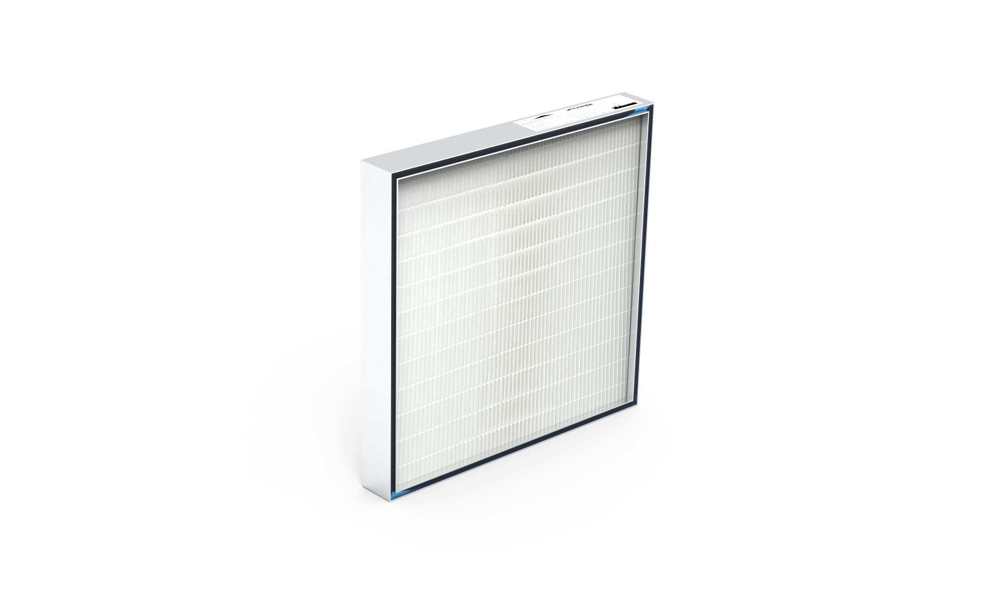 ULPA Filter (Reinraum),  HS-Mikro SF-AL., Gr. 610x610x80 mm, EN1822 Kl. U15, Rahmen: AL-Profil, Griffschutz:  einseitig, Dichtung:  einseitig, Gel